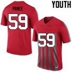 NCAA Ohio State Buckeyes Youth #59 Isaiah Prince Throwback Nike Football College Jersey XNT1445FX